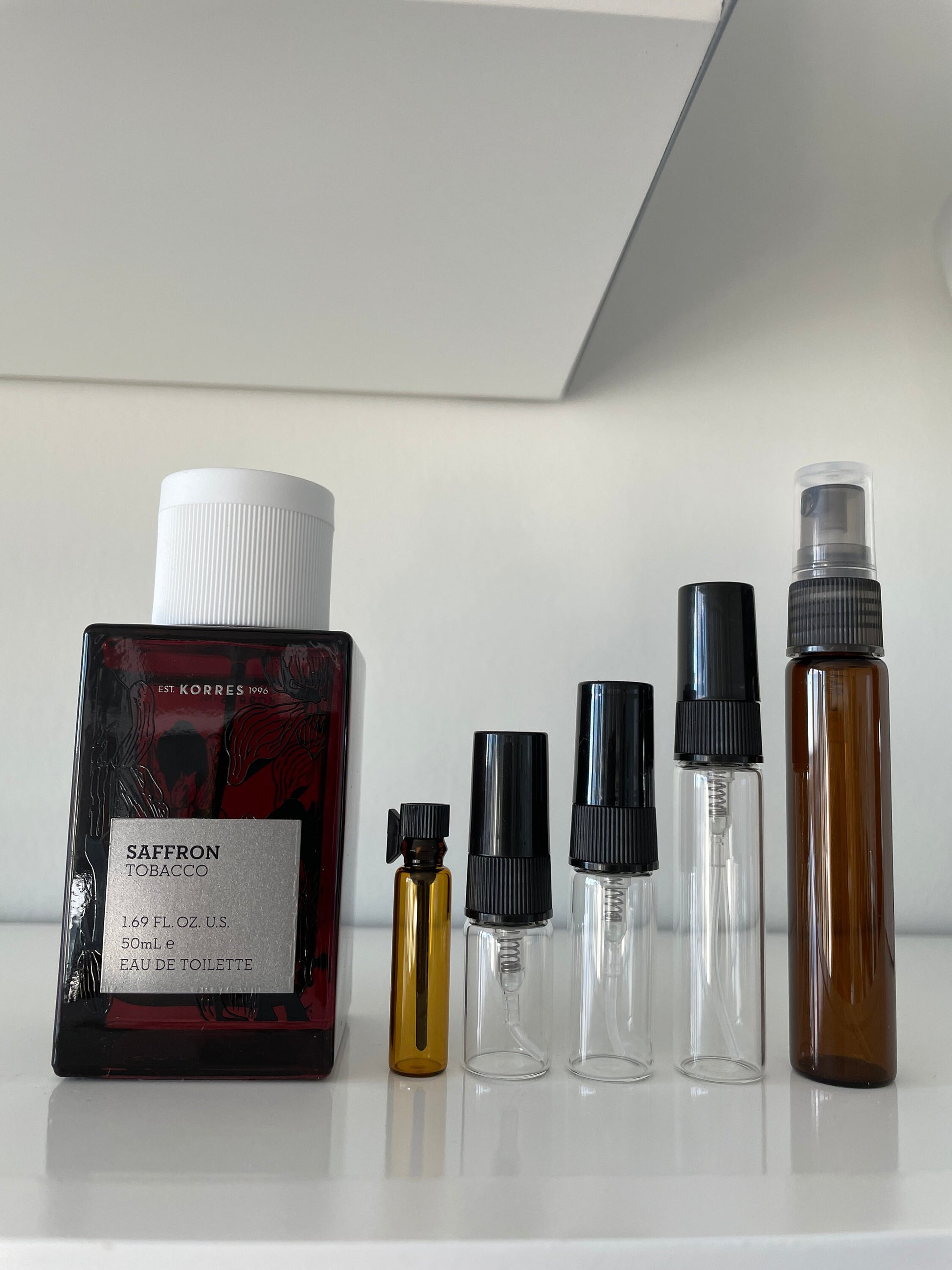 korres saffron tobacco MENS TABACCO EAU DE PARFUM the flower of the Crocus is also known as Red Gold korres saffron tobacco Rare
